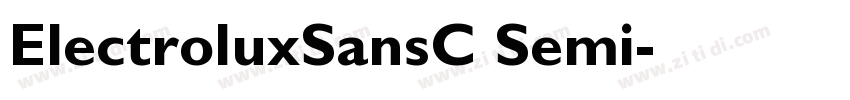 ElectroluxSansC Semi字体转换 ElectroluxSansC Semi字体转换